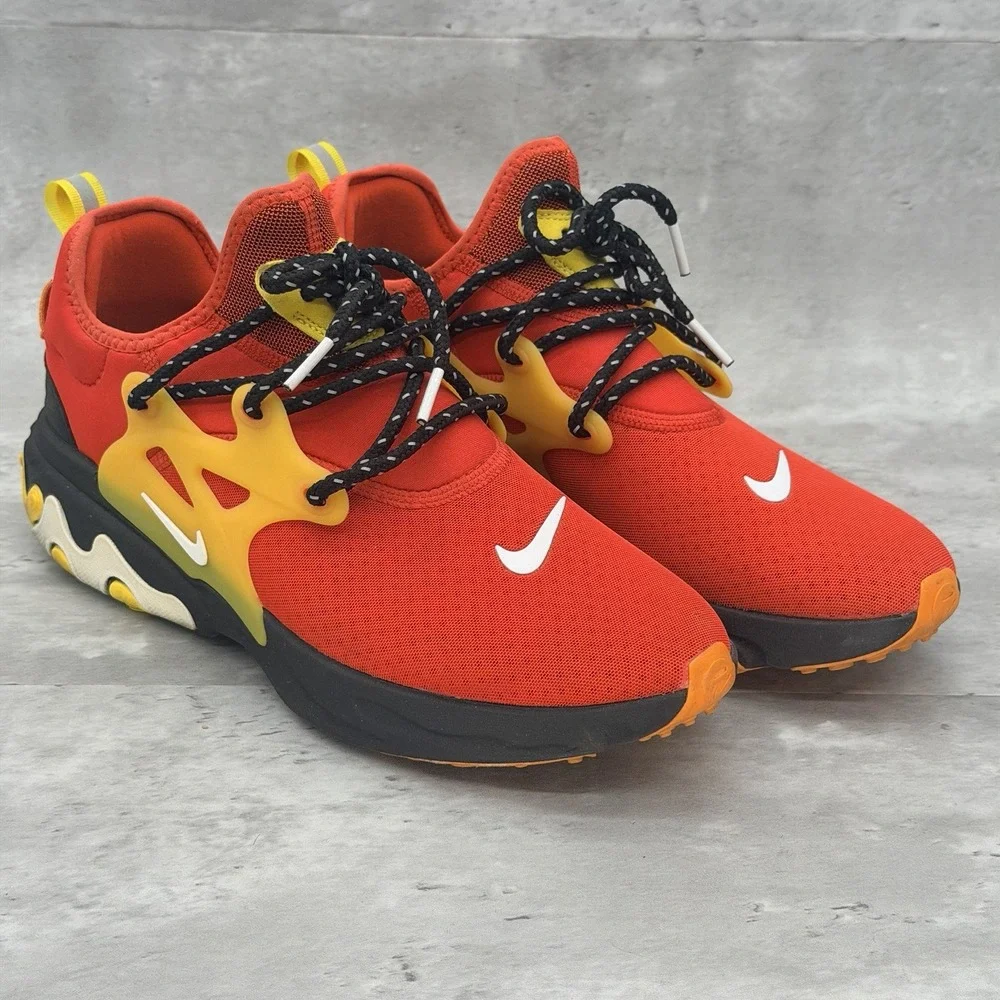 Nike React Presto 'Chile Red' Performance Sneakers CZ9273-600 Men's Size 10 M